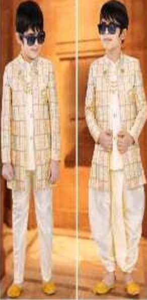 Ivory indo-western set from Banti Babli