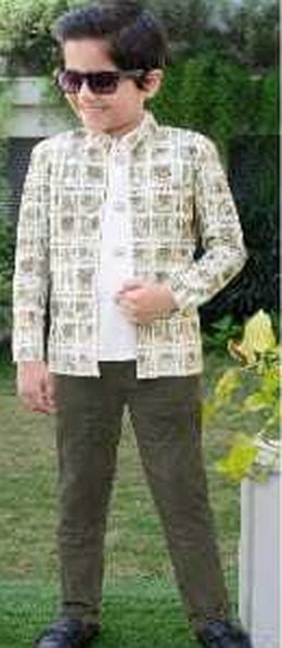 Printed jodhpuri jacket